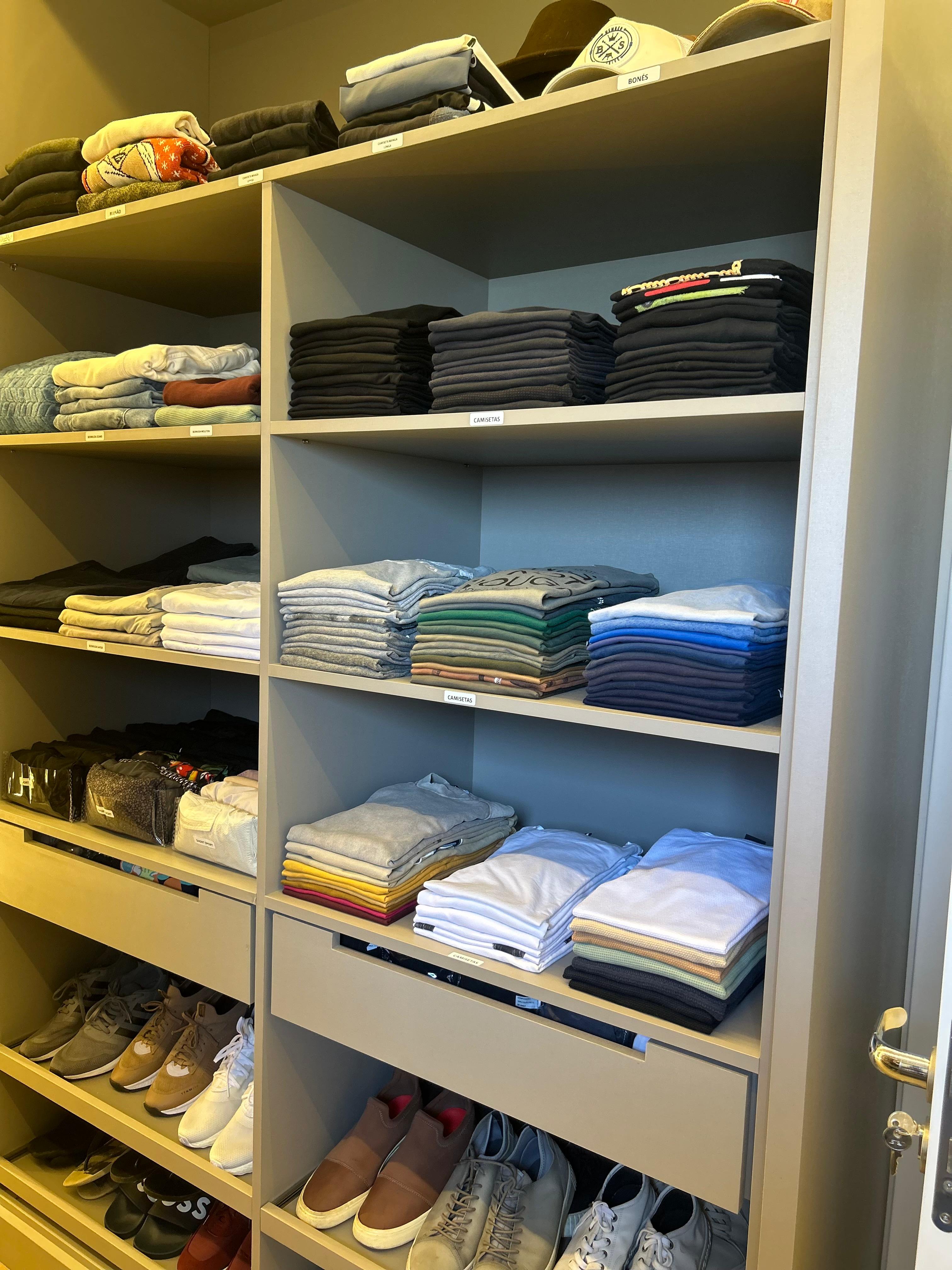 Organização de Closet